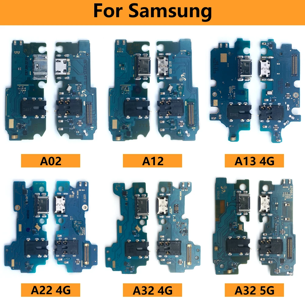 For Samsung A02 A12 A22 A32 A52 A72 A82 A13 A23 A33 A53 4G 5G USB Port Charger Dock Connector Charging Board Flex Cable