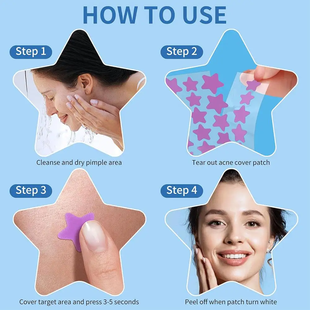 Star Acne Patch Blackheads And Closed Comedones Improve Acne Skin Hydrocolloid Acne Beauty Tools Women Cosmetic