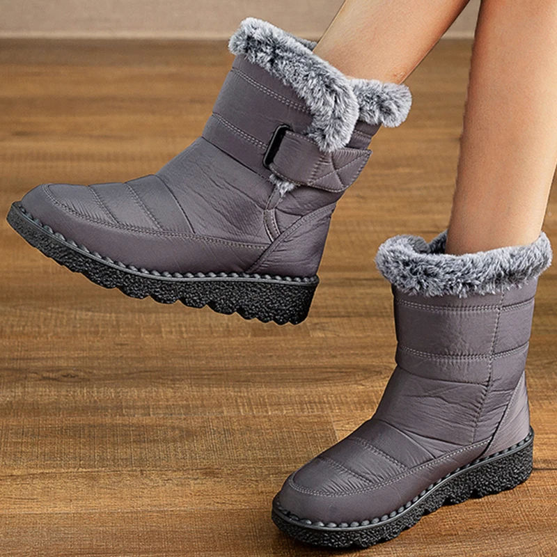 Snow Boots Women New Shoes Woman Waterproof Women Shoes Keep Warm Boots For Women Plush Fashion Botas Mujer Winter Boots