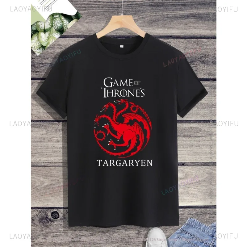 Classic Three-headed Dragon  graphic t shirts Male Top Summer  Leisure Fashion Streetwear Harajuku  Hot Sale New Arrival