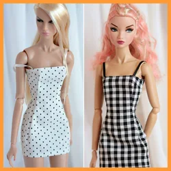 [20days made] 1/6 Female Slim Polka Dot Strapless Suspender Short Skirt for Momoko OB FR Nippon PoppyParker Dolls Model