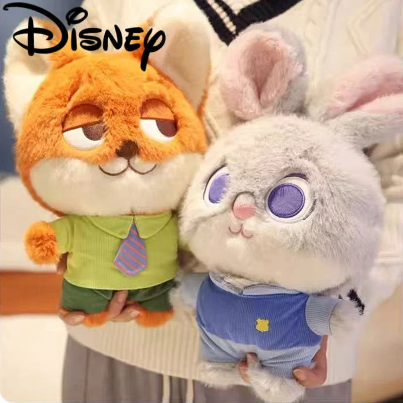 

Плюшевая игрушка-кукла Джуди Хоппс (кролик-полицейский) и Ник Уайлд (лис) из Зоотопии, детская кукла