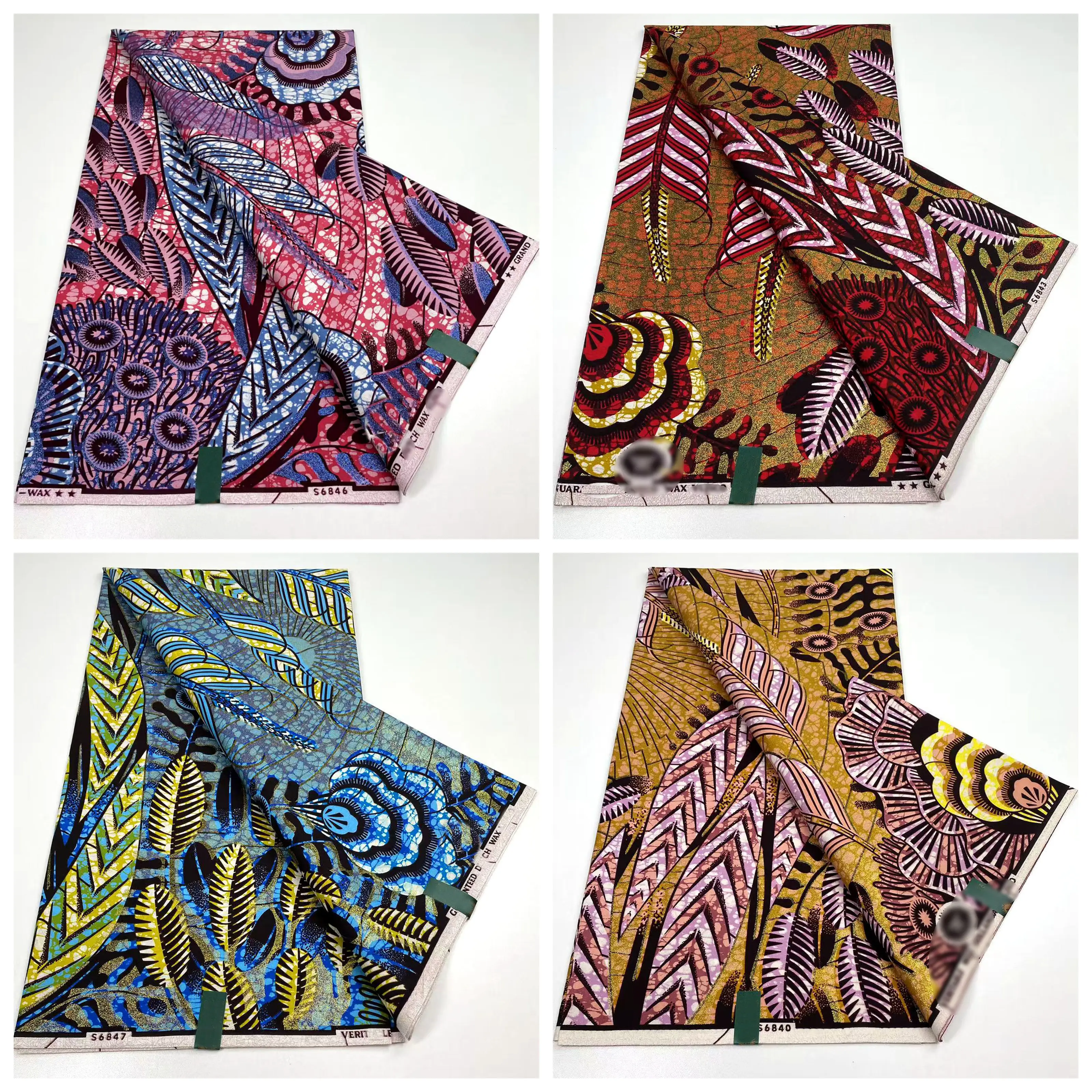 

Оптовые цены 100% хлопок Африканская ткань с настоящими восковыми принтами Гарантия подходит Анкара Гранд воск в нигерийском стиле