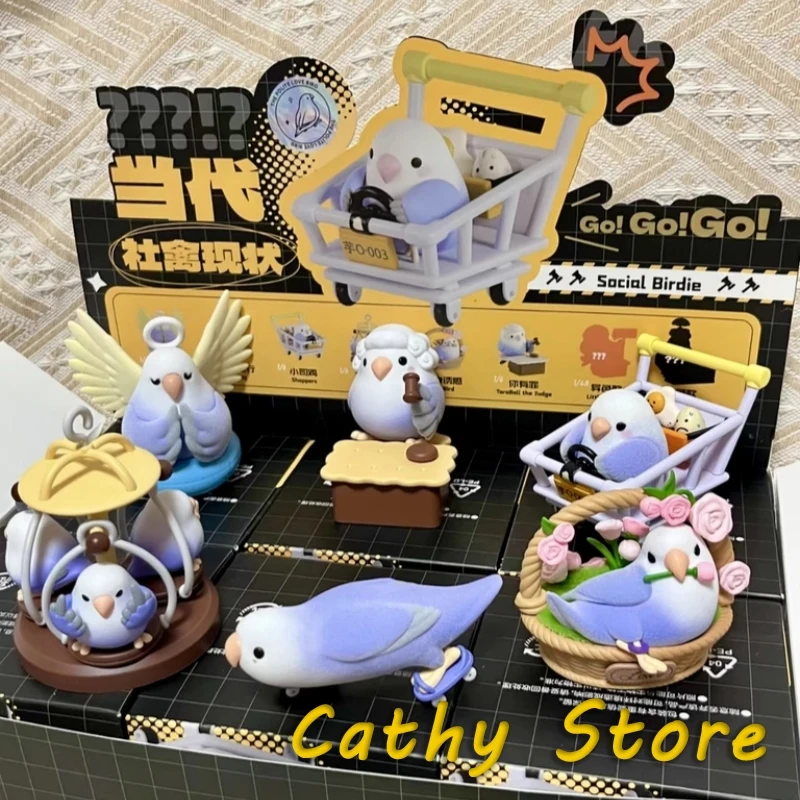 

New Little Bird Taro Balls Bad Bad Birdie 3.0 Social Birdie Series Cute Blind Box Desktop Ornament Collection Mystery Box Gifts