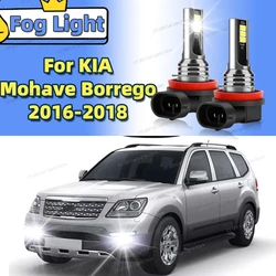 2pcs LED Front Fog Lamp Canbus Car Light Blub For KIA Mohave For KIA Borrego 2016 2017 2018 Auto Accessories Plug and Play