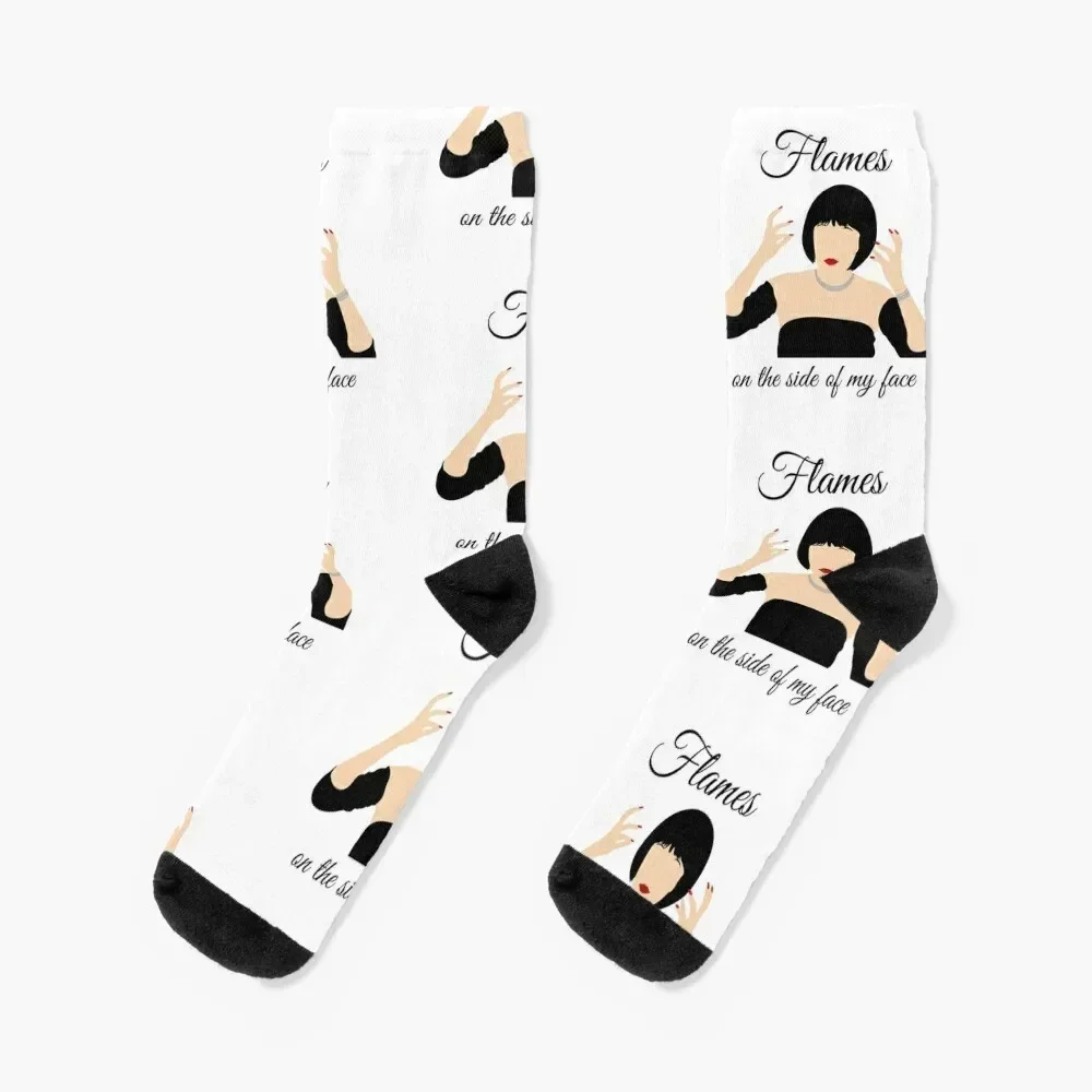 

Clue Mrs. White Socks heated Run Stockings compression Stockings man Men's Socks Luxury Women's