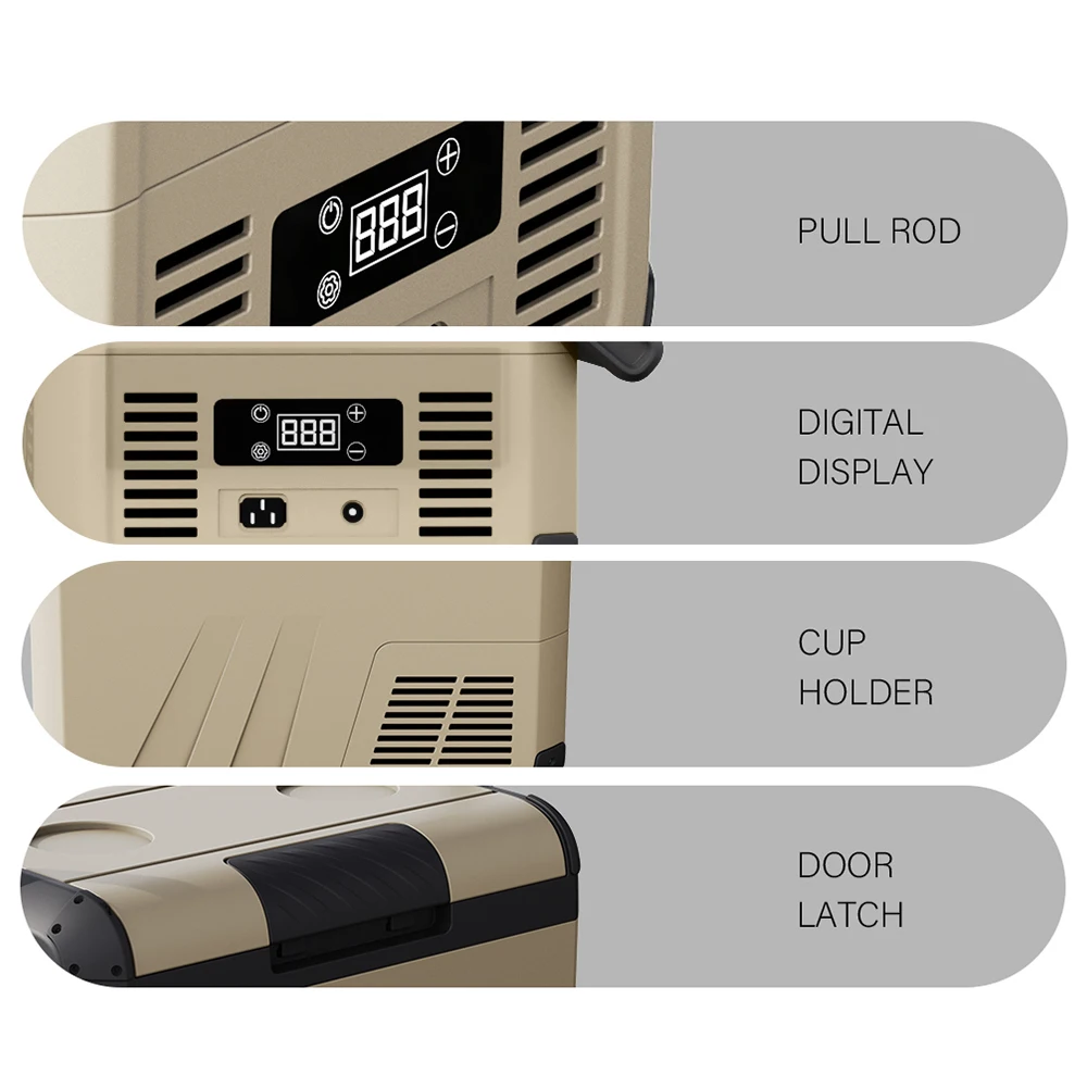 التيار المتناوب/تيار مستمر 18L صندوق تبريد OEM لسيارة RV جرار شاحنة ثلاجة 35 واط ثلاجة ثلاجة محمولة #2