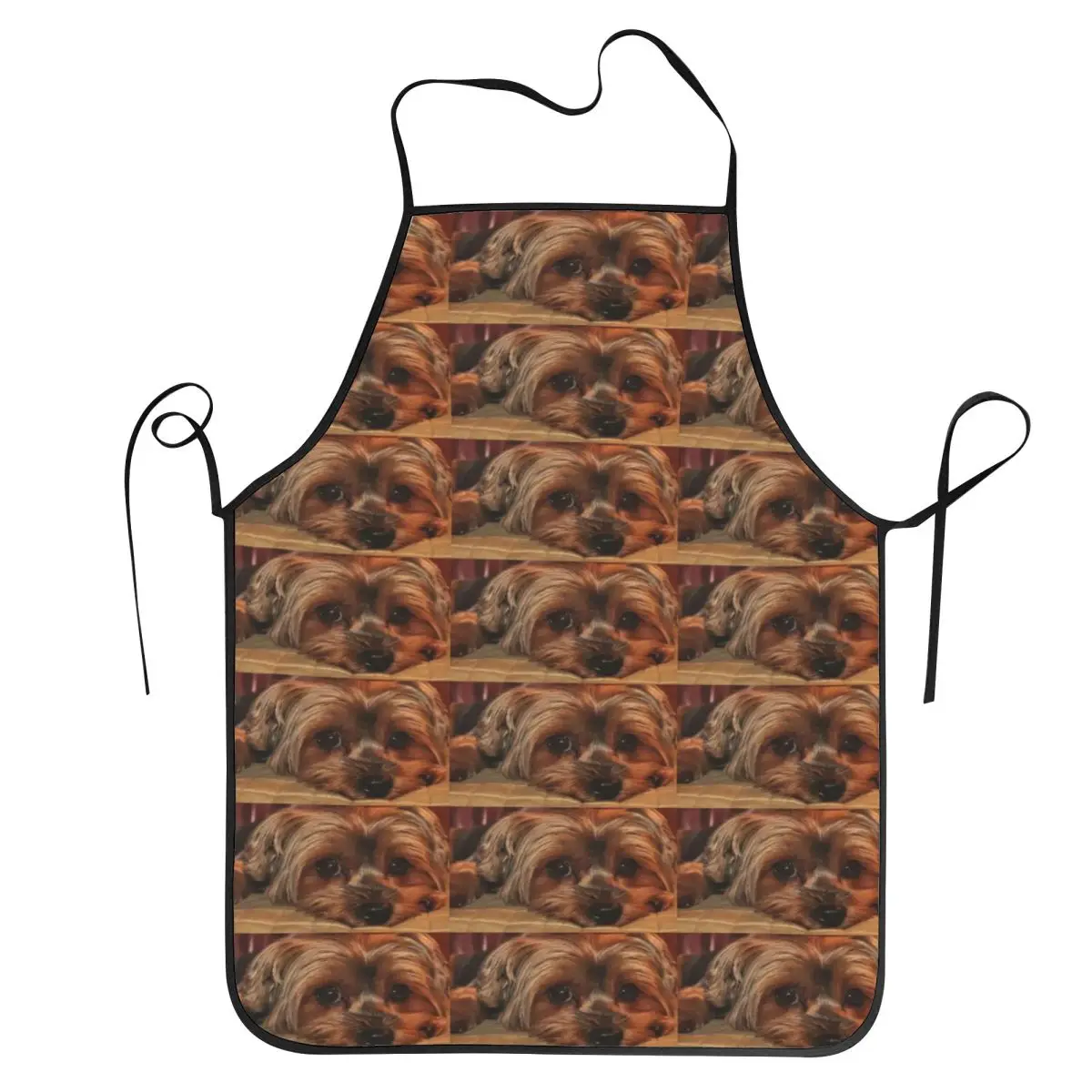 Yorkshire Terrier Yorkie Dog Apron Chef Baking Tablier Waterproof Bib Kitchen Cleaning Pinafore for Women Men Gardening