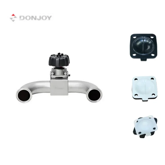 DONJOY sanitary u diaphragm valve stainless steel diaphragm valve manual diaphragm valve