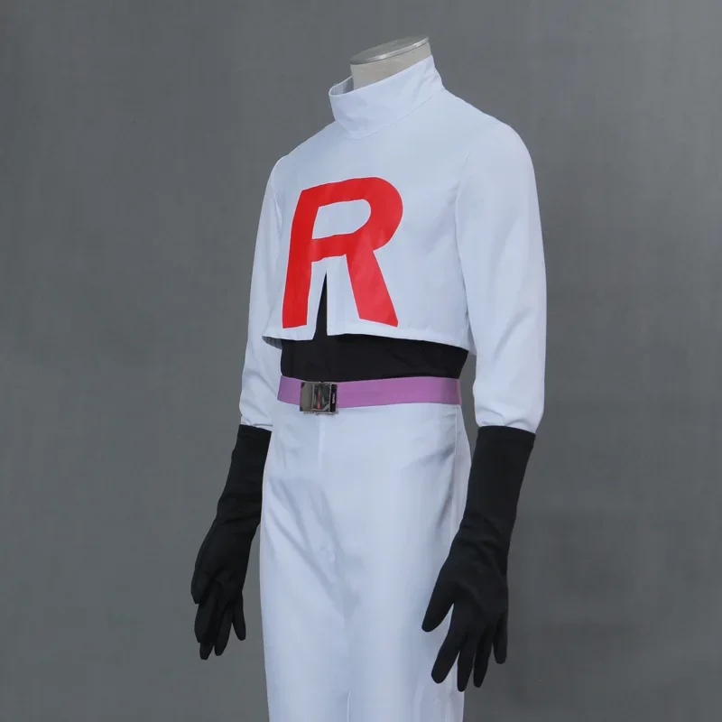 2025 NewAnime Team Rocket Jessie Musashi James Kojirou Cosplay Costume Women Skirt Suit Men Top Pants Uniform Halloween Part AA