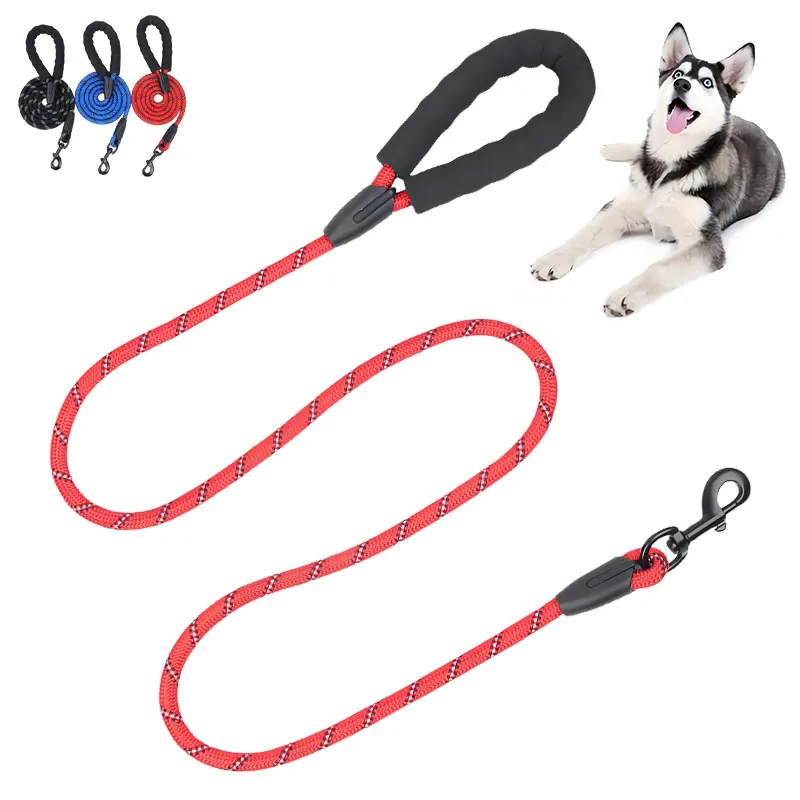 

150Cm Strong Dog Leash Pet Leashes Reflective Leash For Big Small Medium Large Dog Leash Drag Pull Tow Golden Retriever