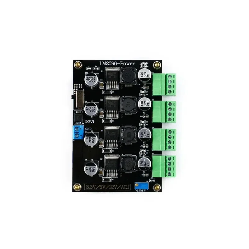 LM2596 Multi Channel Switching Power Supply 3.3V/5V/12V/ADJ Adjustable Voltage Output Power Supply Module