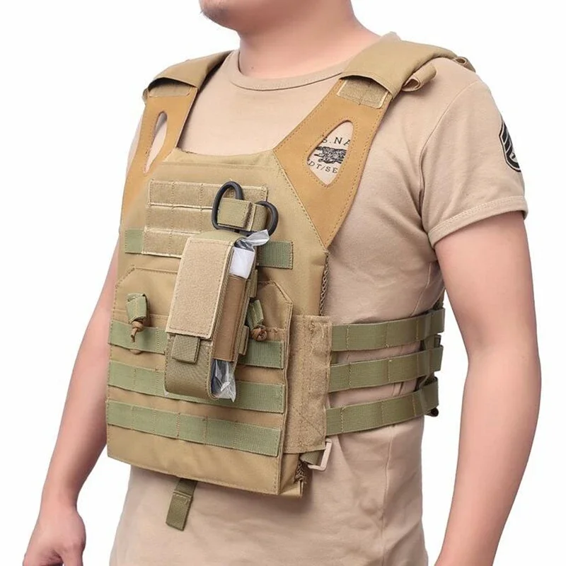 MOLLE Nylon Tourniquet Túi Giá Đỡ EDC Túi Chấn Thương Kéo Cắt EMT Túi Lưu Trữ Đèn Pin Giá Đỡ Khẩn Cấp Y Tế Kéo Túi