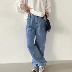 Jeans Wide Leg Pantalones Mujer High Waist Women Denim Pants Korean Fashion Ropa Mujer Spring Womens Clothing