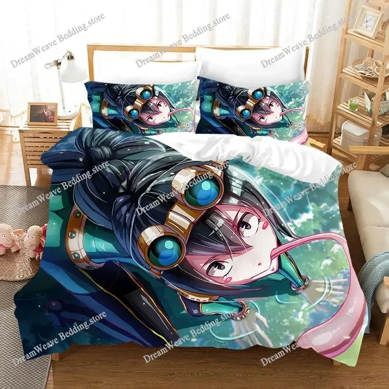 

My Hero Academia Comforter Bedding Set Anime 3D Print Duvet Covers Pillowcases Home Textile Luxury Cartoon Queen King Size Kids