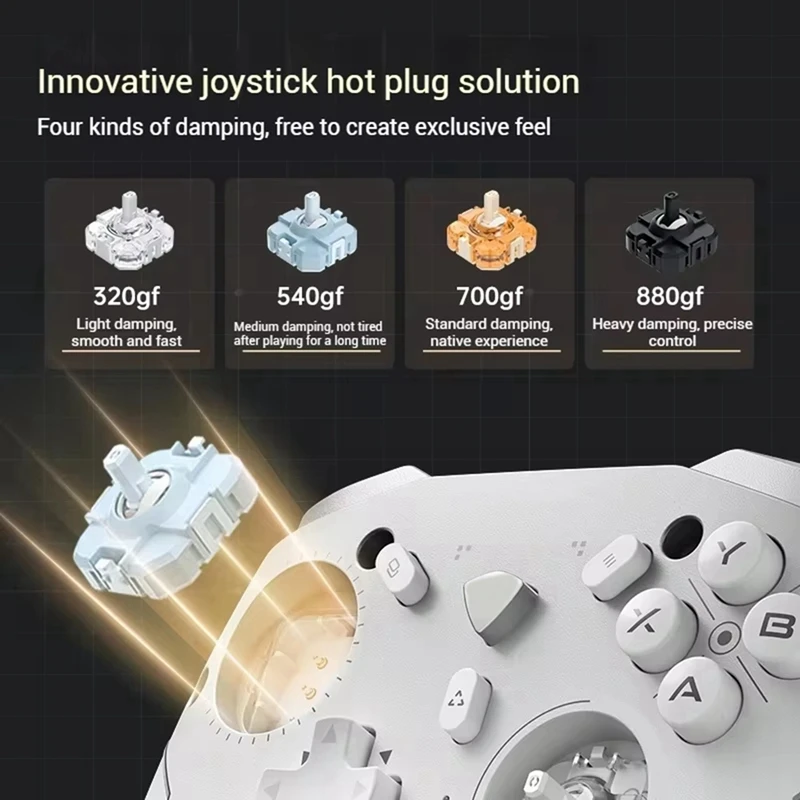 Hot Swap Joystick For MACHENIKE G6pro G5pro V2/Thunderobot G80 Game Controller JH20 Hall Joystick