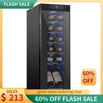 Tasters Compressor Wine Cooler Refrigerator w/Lock | Large Freestanding Wine Cellar | Digital Temperature Control Wine Fridge