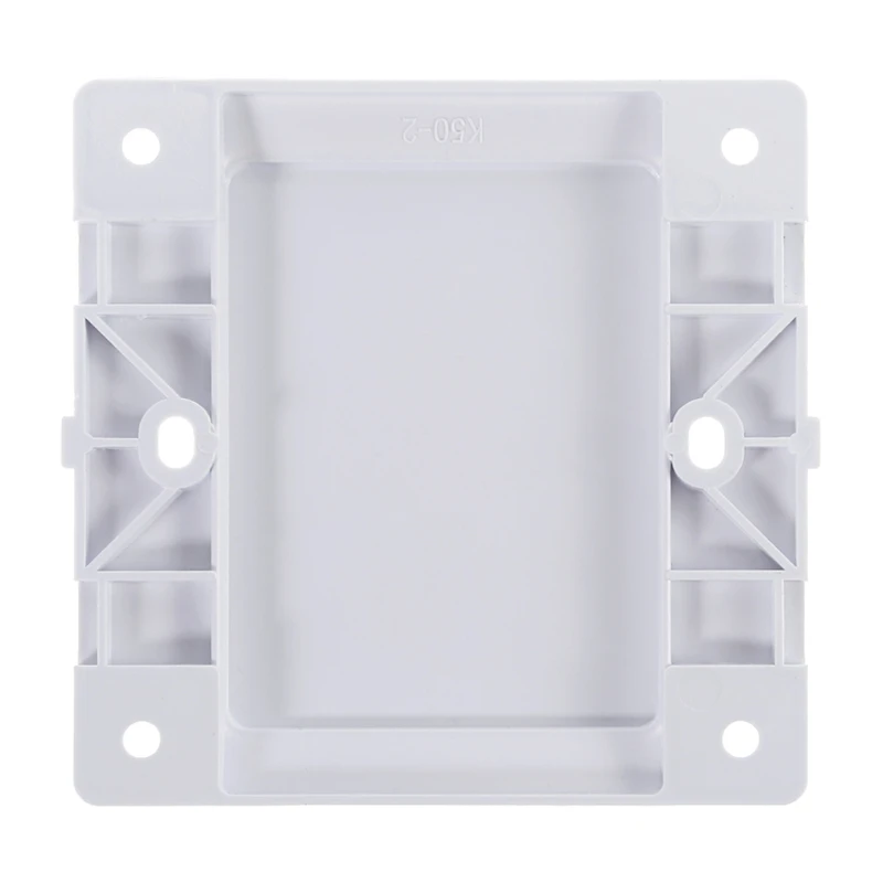 Electric Wall Switch Socket Blank Cover Panel Whiteboard ABS Outlet Plate Bezel Tool 86x86mm