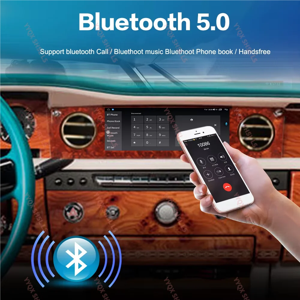 

LS 9" Android 13 CarPlay Car Radio For Rolls Royce Ghost Phantom 2004-2012 AI Touch Screen Multimedia Player GPS Navigation DSP