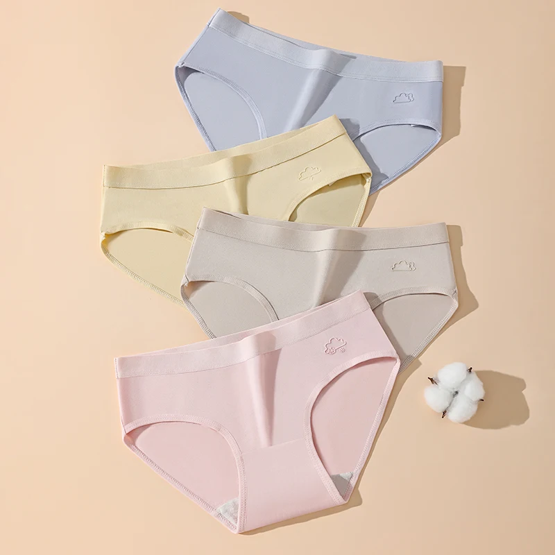 7Pcs Week Pants Cotton Women Panties Breathable Solid Underwear Cute Girls Briefs Soft Underpants Sexy Low Waist Female Lingerie - Image 5