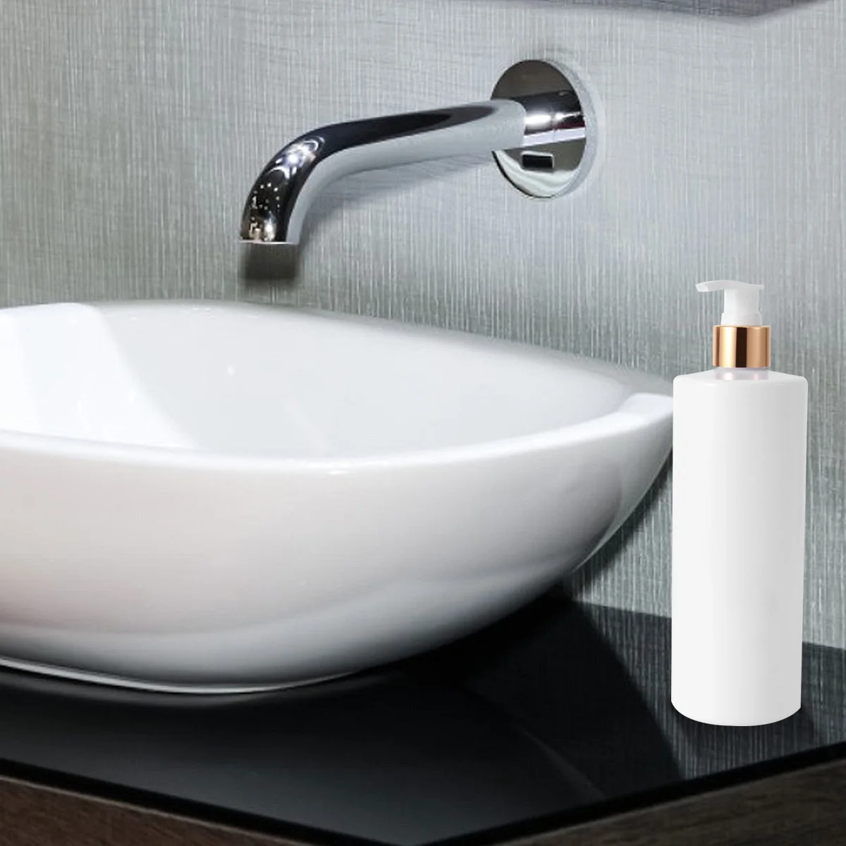 

3pcs 500Ml Transparent Empty Storage Bottle For Shampoo Lotion Body Wash Liquid Dispenser Home Bathroom Travel Use Leakproof