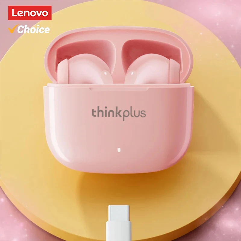 Nuevos auriculares Lenovo LP40 Pro Bluetooth V5.3, auriculares con sonido de graves perforados, compatibles con auriculares de música deportiva para juegos de baja latencia