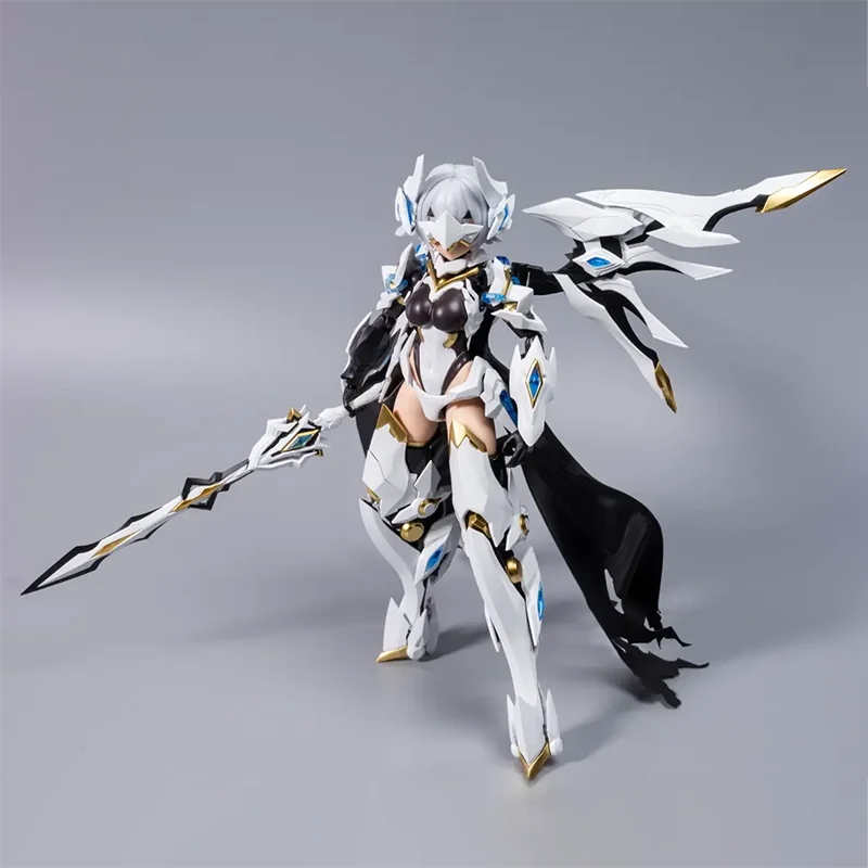 Animester 1/12 Nuclear Gold Reconstruction White Dragon Knight Galahad Mobile Suit Girl Montage Modell Action Spielzeug Figuren Geschenke