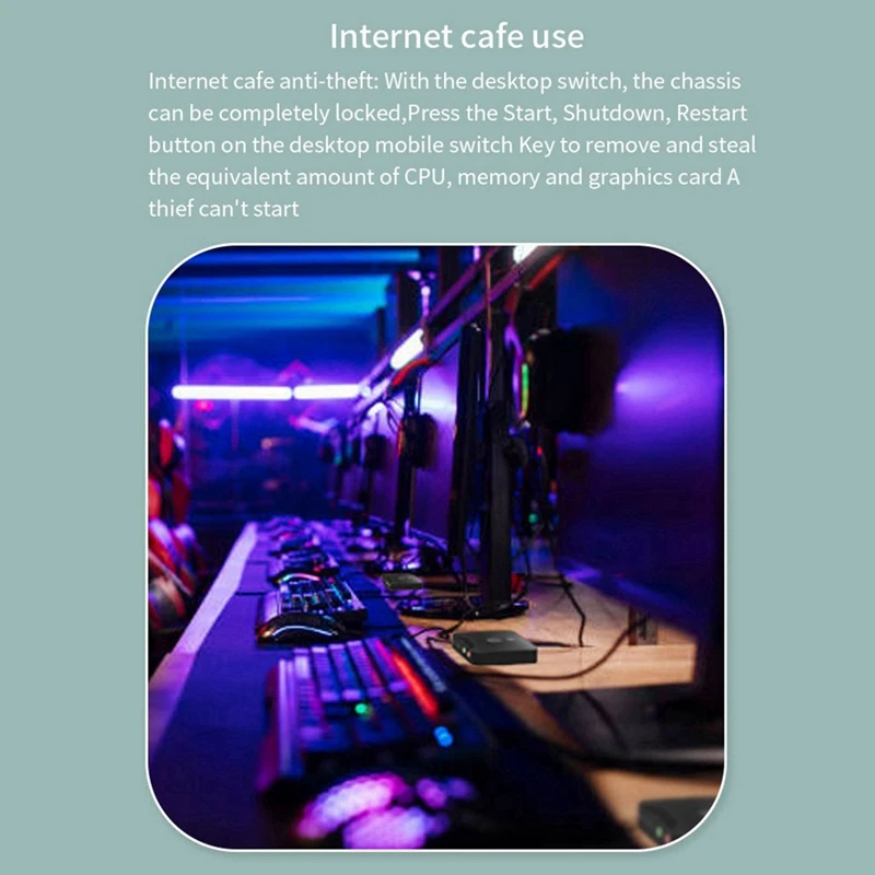 Computer Desktop Netzschalter externer PC Host Netzteil Ein/Aus-Drucksc halter