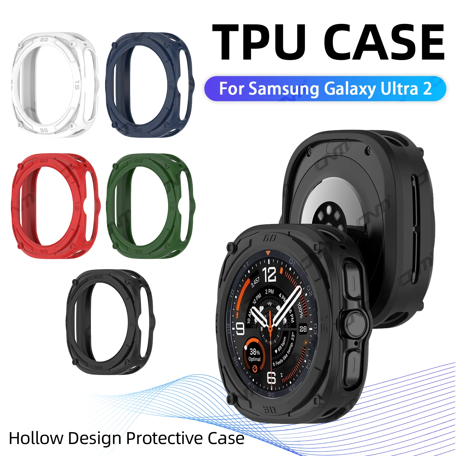 Case for Samsung Galaxy Ultra 2 47mm (2026) SOLAR Protector, Silicone Protective Shell Drop-resistant Anti-collision Accessories
