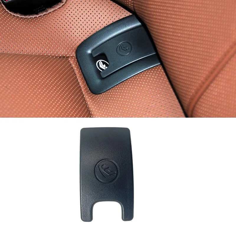 For Audi A6L 2013-2018 Rear Child Seat Anchor Safety ISOFIX Cover Restraint Car Rear Seat Hook Buckle Cover Plate  Accessories