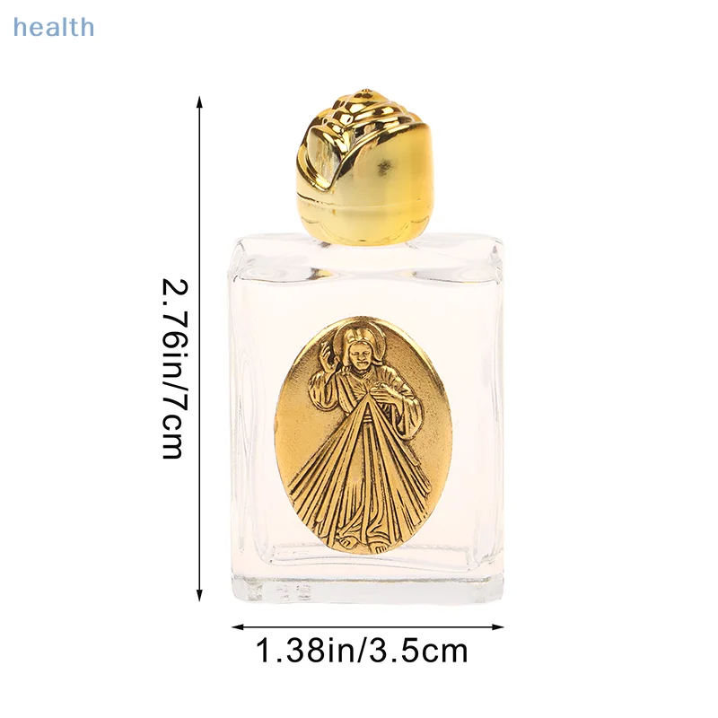 11 tipi di vetro acqua sacra bottiglia di Gesù bottiglia croce religiosa bottiglia di scultura vergine cristiana bottiglia di acqua sacra riutilizzabile