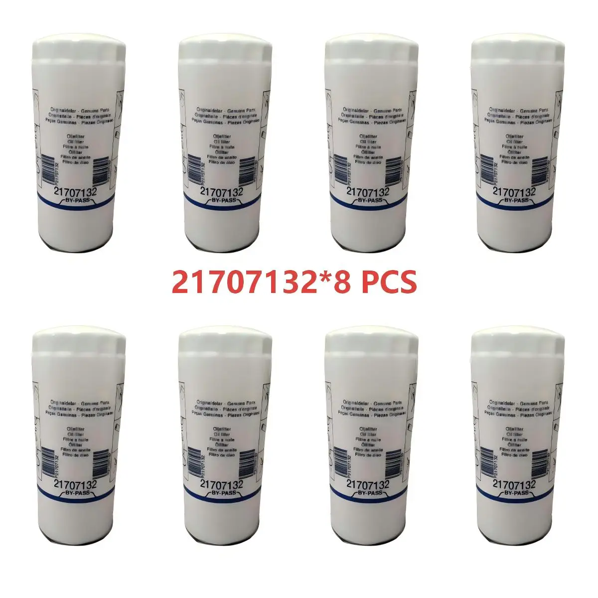 

8Pcs Suitable For Volvo Trucks Heavy Duty FM FH Truck Oil Filter Kit 21707132 1170573 471392
