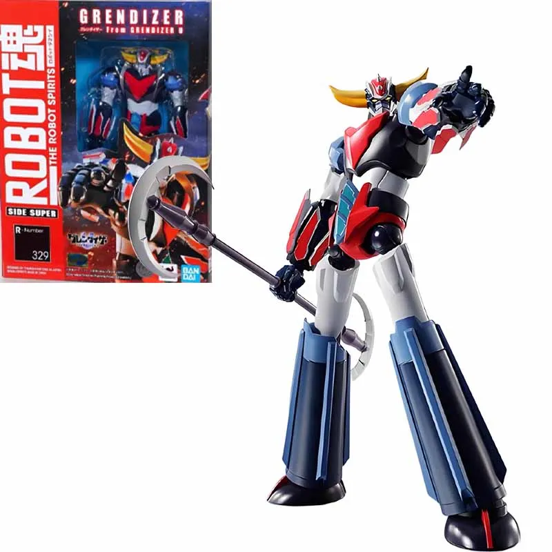 in stock  GUNDAM ROBOT Anime Figure SIDE SUPER MAZINGER X JET SCRANDER GRENDIZER 2.Anime Action Figures Original Bandai Toys