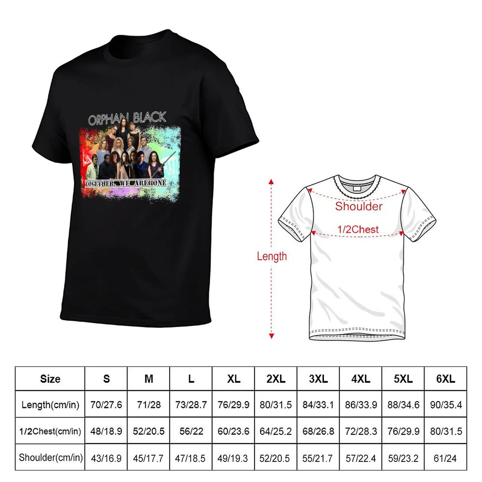Orphan Black Cast T-Shirt tees oversized Men's t-shirt