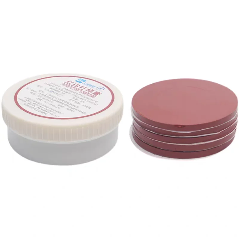 

Upper Teeth Red and White Impression Paste Red Color 5-Piece Set Tooth Restoration Impression Material Dental Oral Material