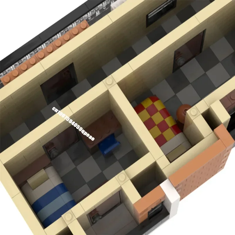 Nuovo 2219 Pz Città di Vendita Caldo Street View Moc Modulare Modello di Casa Moderna Puzzle Personalizzato Fai Da Te Idee Creative Giocattolo Del Capretto Regalo Di Compleanno