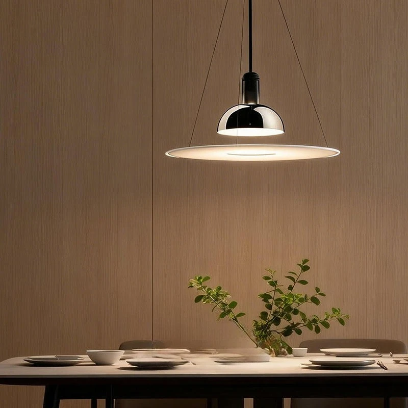 Restaurant Flying Saucer Chandelier Modern Minimalist Designer Dining Table Minimalist Light