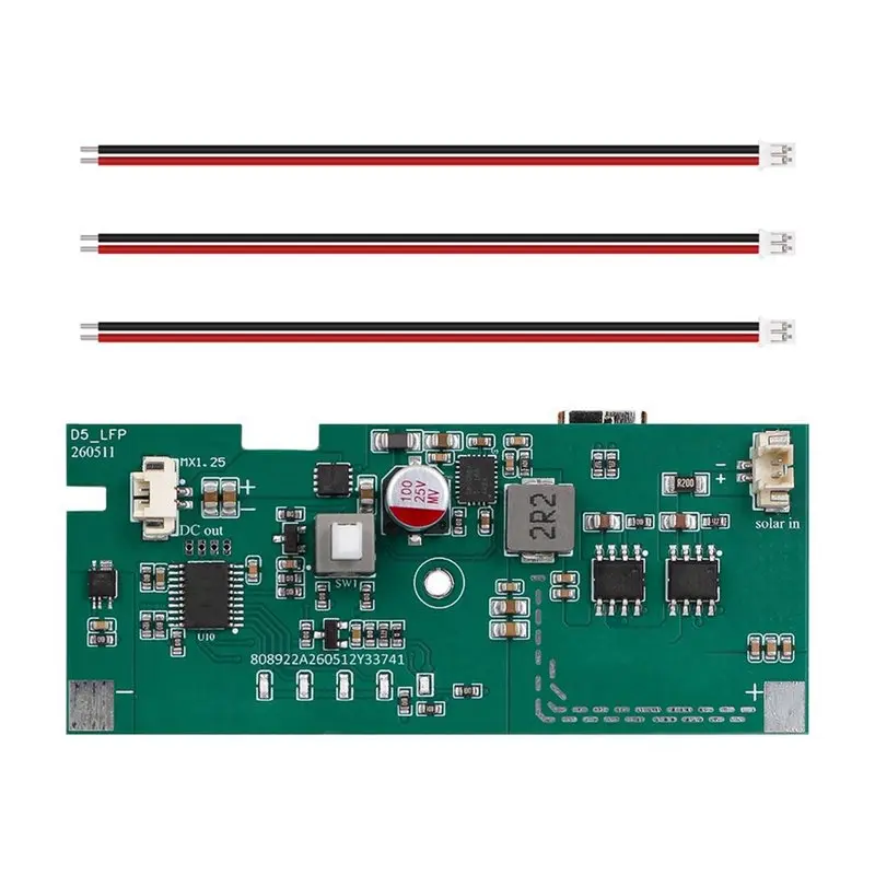 ABKP-Lifepo4 Battery Module D5 Solar Panel PCB Board Lithium Output Solar Controller