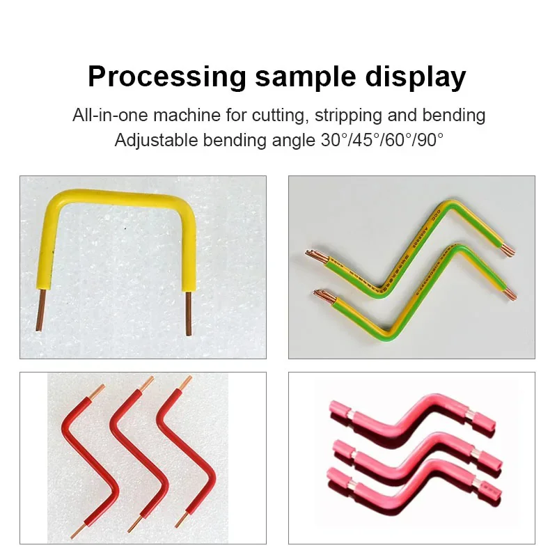 16 Square Full Automatic Wire Bending Machine 2D Wire Cable Cutting And Bending Machine Device Cable Stripping Bending Machine