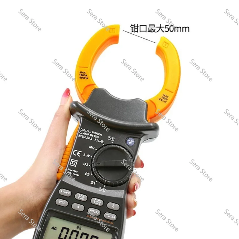 digital power factor clamp meter high quality digital power clamp meter MS2203