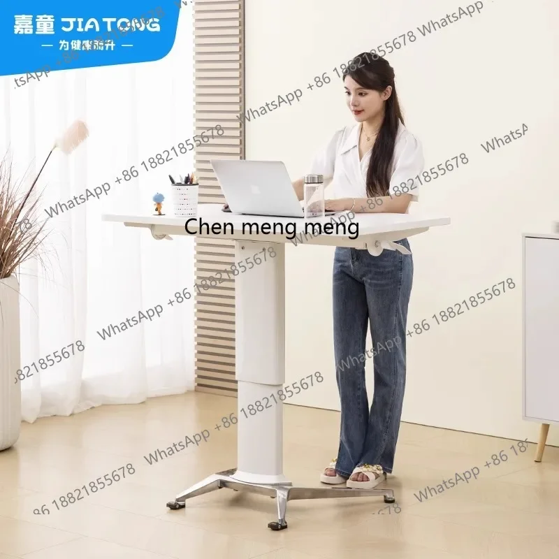 

E153 Подъемный верстак Подвижный компьютерный стол Пневматический офисный переворачивающийся домашний учебный стол