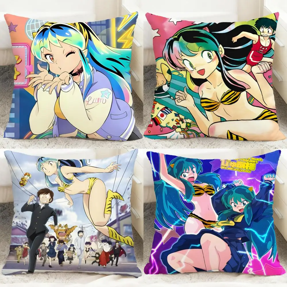 

Чехол для подушки Urusei Yatsura, удобная двусторонняя наволочка, идеально подходящая для автомобильного дивана, спальни и Beyond