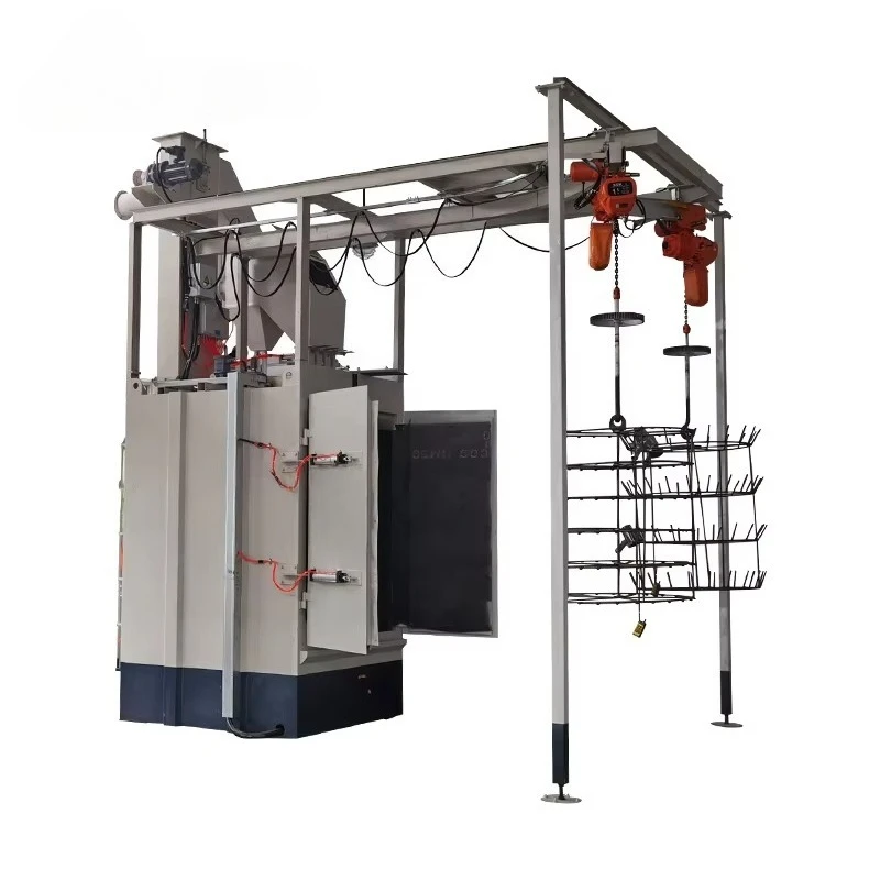Heavy Hook Type Blasting Machine for Steel Structure Bridge Component Cleaning Painting Prep Customized for Cleaning Surface