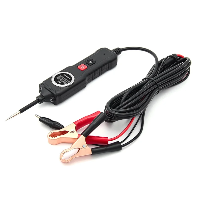 ABRS-Tester professionale per sistemi elettrici per veicoli - Display LCD, kit sonda 5V-40V, test di tensione e resistenza