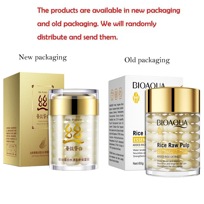 BIOAOUA الأرز ترطيب عميق كريم ايسنس اشراق ترطيب كريم وجه ثبات تجديد كريم العناية بالبشرة للنساء #6