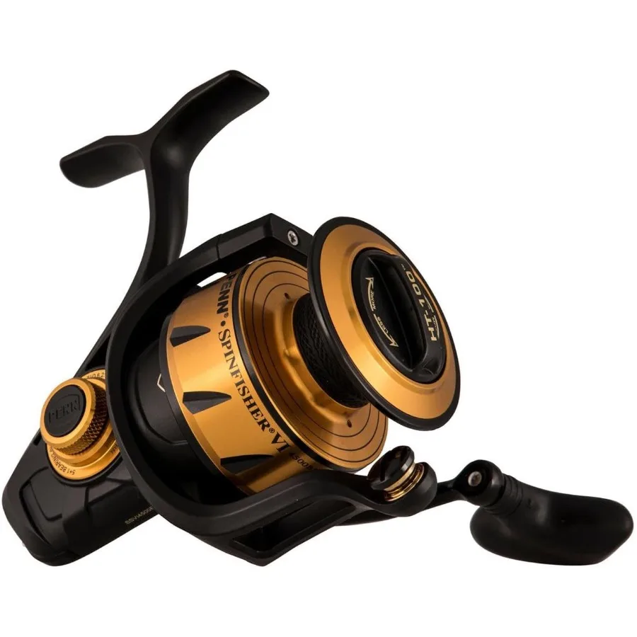 

Spinfisher VI Spinning Fishing Reel for Freshwater and Saltwater Angling HighSpeed Retrieval with Smooth Drag System Durable Al