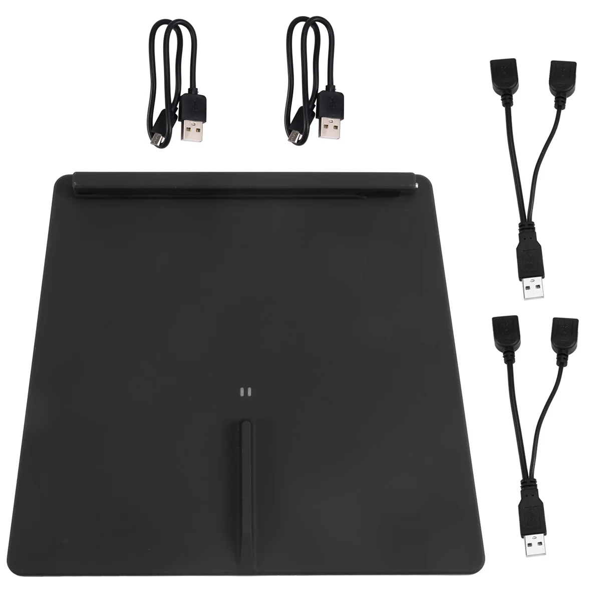 

A81R-Professional Car 10W Wireless Charger Mat Dual Center Console Accessories Anti-Skid Fast Charging for Tesla Model 3