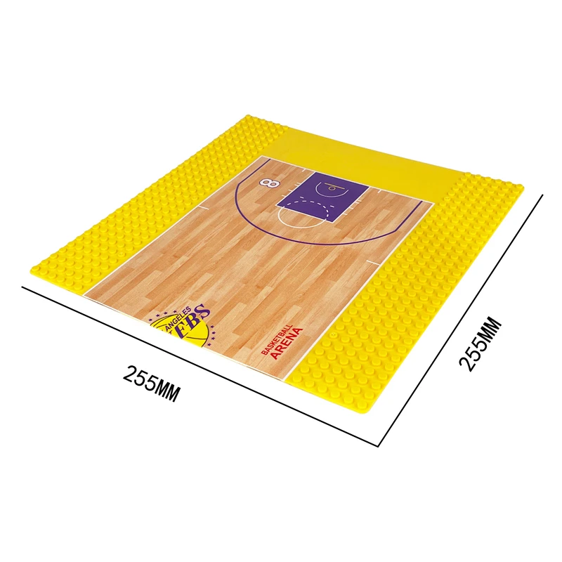 NEW Scene Basketball Court Hoop Campus Cage Sports KOBES Meeting Field Street Community Stands Building Blocks Model Sets Bricks