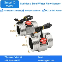 Misuratore di portata digitale elettronico intelligente sensore di flusso d'acqua misurazione della temperatura del flusso integrazione della velocità del flusso G1 G1/2