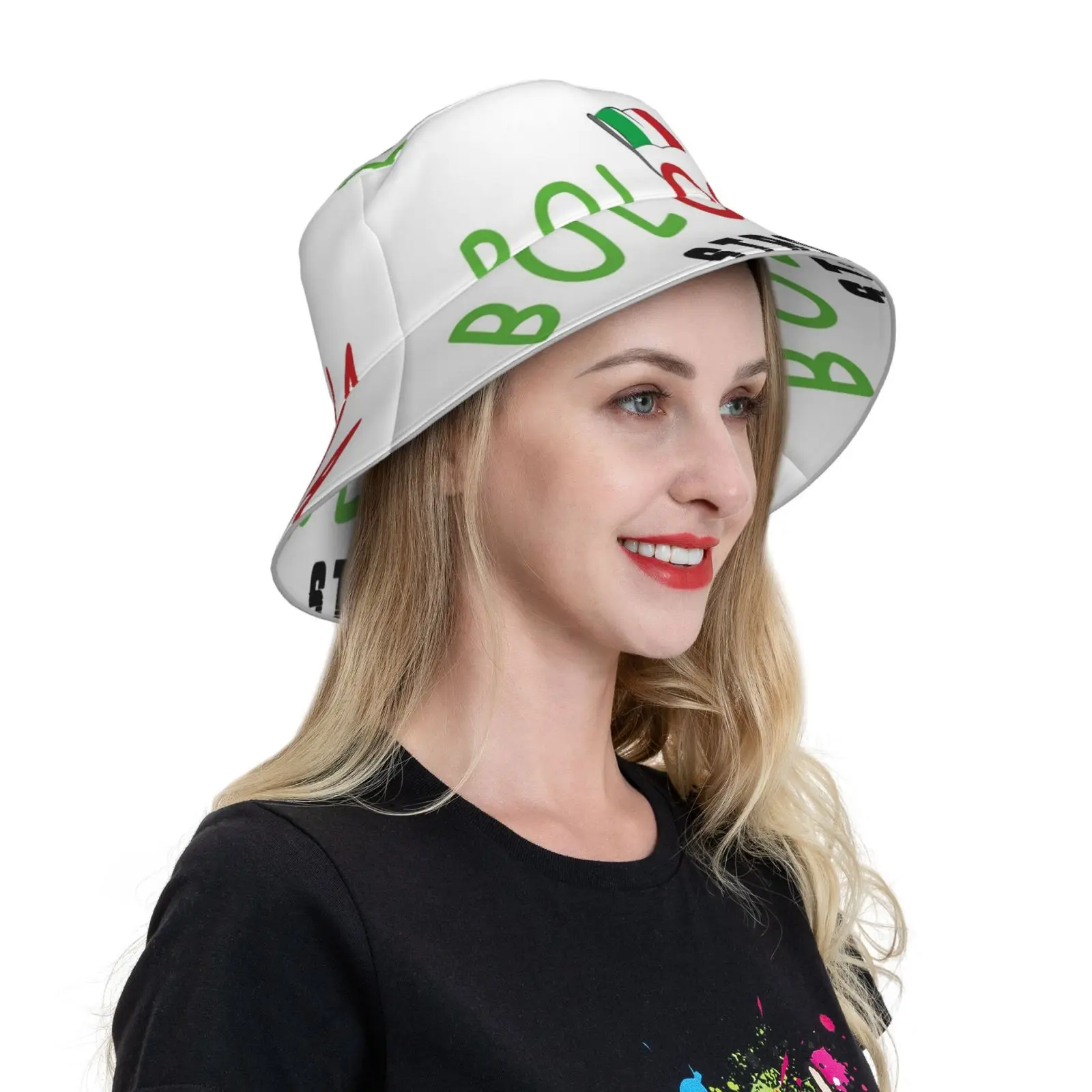 Strong Gifts T-Shirt Bucket Hat Fashion Soft Personalized Pattern Gift Cap Strong Funny Ironic Italie Joke Acab Funny Strong